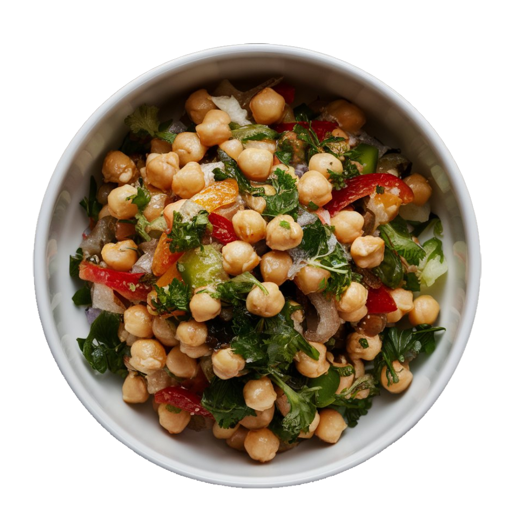 Chickpea Salad – hearty chickpea salad from Village Foods Wholesale