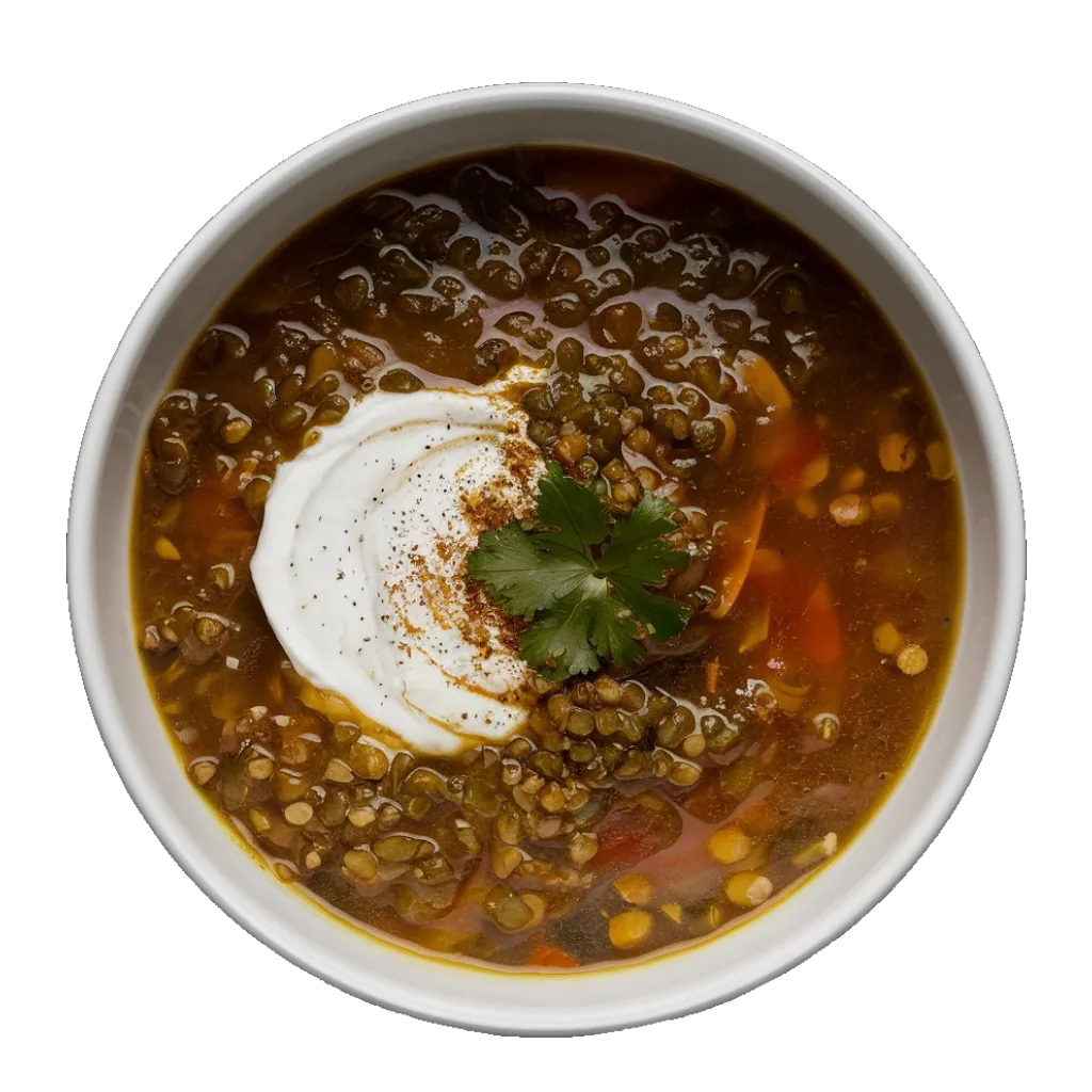 Crushed Lentil – smooth, lemony lentil soup from Village Foods Wholesale