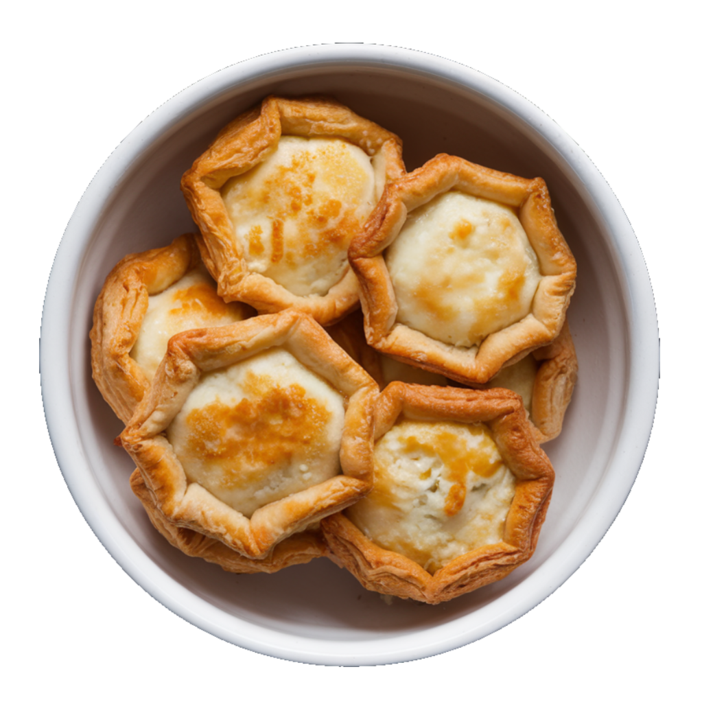 Labneh Pie – tangy labneh in baked dough from Village Foods Wholesale