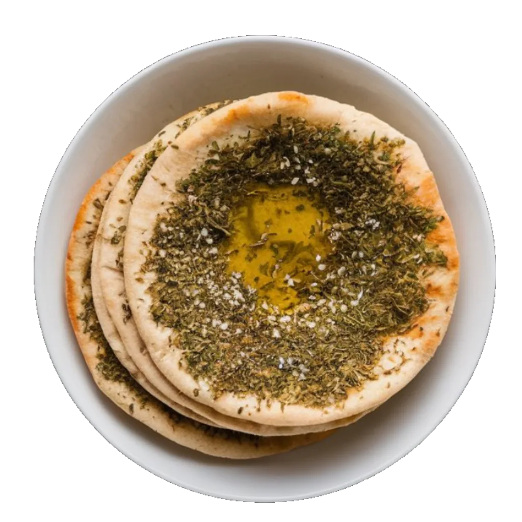 Zaatar Bread – flatbread with zaatar and olive oil from Village Foods Wholesale